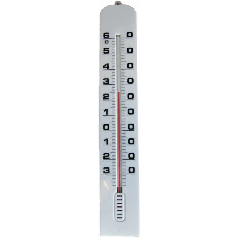 Thermomètre à alcool en verre